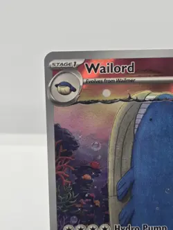 Pokemon Journey Together Wailord 162/159 Holo Illustration Rare NM - Image 5
