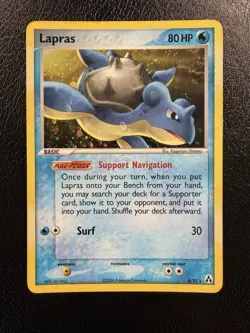 Pokemon Lapras 8/92 EX Legend Maker Holo Rare HP - Image 1