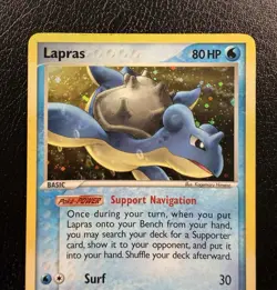 Pokemon Lapras 8/92 EX Legend Maker Holo Rare HP - Image 2