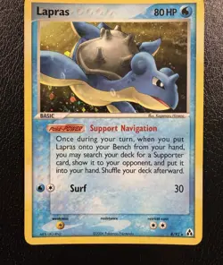 Pokemon Lapras 8/92 EX Legend Maker Holo Rare HP - Image 3