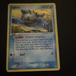 Nintendo Pokemon TCG Legend Maker Lapras 8/92 Holo Rare Unlimited 2006 - Image 1