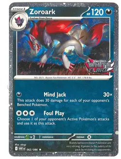 Zoroark (White Flare Stamped) 062/086 Miscellaneous Cards Pokemon Holo NM - Image 1