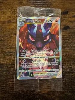 Lucario VSTAR SWSH291 Promo Holo Full Art Pokemon TCG Card Sword & Shield Sealed - Image 1