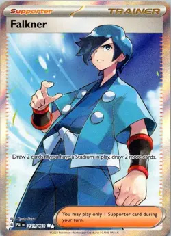 Pokemon TCG - Falkner - 251/193 - SV02: Paldea Evolved NM (SKU 1-4) - Image 1