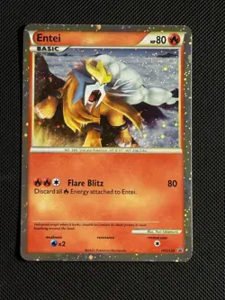 Entei HGSS20 HGSS Black Star Promos HeartGold SoulSilver Holo Pokemon VLP / NM - Image 1