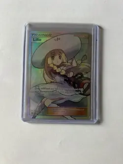 Pokemon TCG Lillie Full Art Holo Ultra Rare 147/149 SM Base Set English - Image 1
