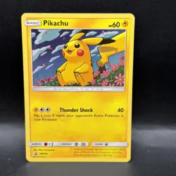 Pokemon Pikachu Sun & Moon Promo Holo Holofoil SM206 B - Image 1