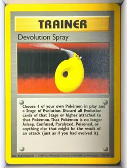 Devolution Spray 72/102 Rare Base Set Unlimited Pokemon Lightly Played - Image 1