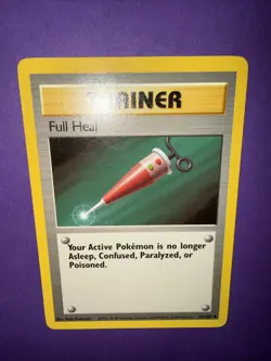 Full Heal 82/102 Uncommon Base Set Unlimited Pokemon - Image 2