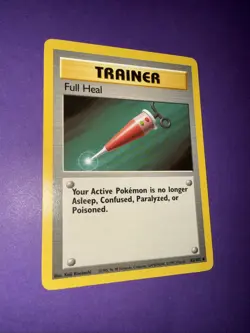 Full Heal 82/102 Uncommon Base Set Unlimited Pokemon - Image 4
