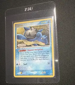 Pokemon TCG Lapras Legend Maker Reverse Holo Rare English 2006 80 HP Basic 8/92 - Image 1