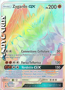 ZYGARDE GX 136/131 • Rara Segreta • Apocalisse di Luce SM06 ITA POKEMON - Image 1