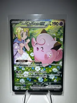 Pokemon TCG Lillie's Clefairy ex 184/159 Journey Together SIR - Image 1