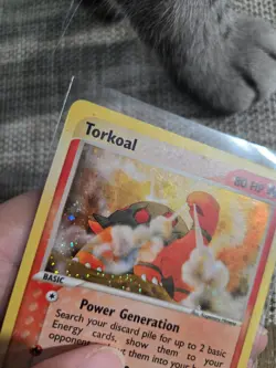 Pokemon TCG Torkoal EX 12/97 Holo Rare 2003 80 HP English, Ungraded, Kagemaru - Image 3