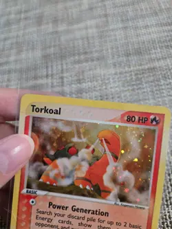 Pokemon TCG Torkoal EX 12/97 Holo Rare 2003 80 HP English, Ungraded, Kagemaru - Image 5
