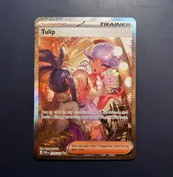 Pokemon TCG Tulip 259/182 SV04 Paradox Rift Holo Full Art Ultra Rare - Image 1