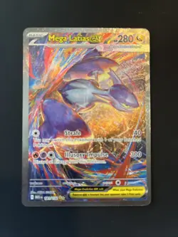 Mega Latias EX Secret Rare 181/132 Mega Evolution Pokemon - Image 1