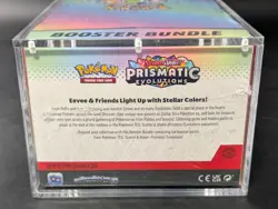 Pokemon SV8.5 Prismatic Evolutions Sealed Booster Bundle Display Case w/Acrylic - Image 3
