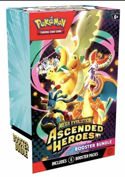 Pokemon TCG Mega Evolution Ascended Heroes Booster Bundle Sealed - Image 1
