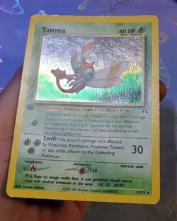 Yanma 17/75 Neo Discovery 1st Edition Rare Holo VLP - Image 4