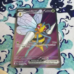 Beedrill Ex 98/86 Full Art Chaos Rising Pokemon tcg - Image 1