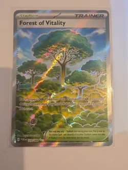 Pokemon TCG Forest of Vitality Trainer-Stadium Full Art Holo 109/068 POR English - Image 1