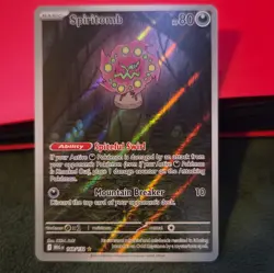 Pokemon TCG Spiritomb 148/132 Illustration Rare Holo Me01 HP80 Mountain Breaker - Image 1