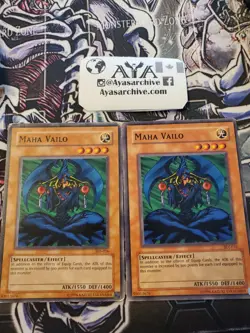 2X MAHA VAILO SDJ-016 PLAYED - YUGIOH - Image 1