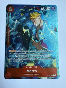 Marco One Piece (Alt Art) ST30-008 C Starter Deck EX (Luffy & Ace) English - Image 1