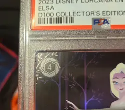 Disney Lorcana D100 Collectors Edition Promo Elsa - Gloves Off #19 PSA 10 - Image 5