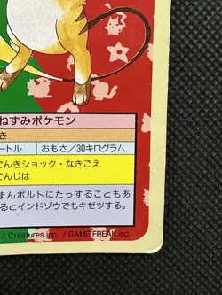 Pokemon Card Japanese Raichu No. 026 Top sun Topsun Nintendo 1995 Japan - Image 4