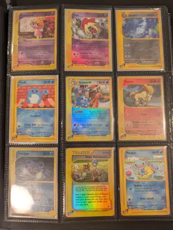 Pokemon Card Binder Collection, e-reader, ex series reverse holo. 258 cards - Image 1