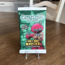 Cataclysm Arcade TCG Kickstarter Early Bird 15 Card Booster Pack SEALED - Image 1
