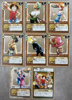 ONE PIECE Old CARD GAME Jump Festa 2002 Set of 8 - Image 1