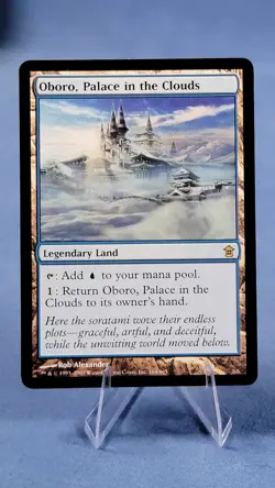 Oboro Palace in the Clouds Champions Of Kamigawa Mtg Legendary Land Blue 164/165 - Image 1
