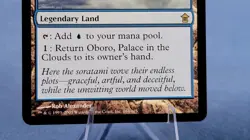 Oboro Palace in the Clouds Champions Of Kamigawa Mtg Legendary Land Blue 164/165 - Image 3
