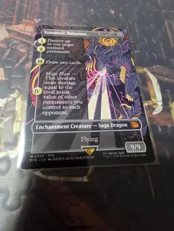 Magic: The Gathering - Summon: Bahamut (Borderless) Regular - Image 1