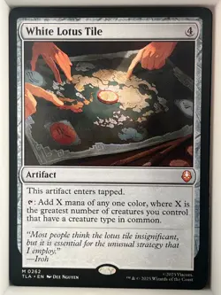 White Lotus Tile M Avatar: The Last Airbender 262 NM - Image 1