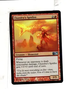 MTG SkeenAB Chandra's Spitfire FOIL from M11. NM. - Image 1