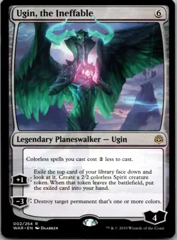 Ugin, the Ineffable 2 Rare War of the Spark Magic: The Gathering Lightly Played - Image 1