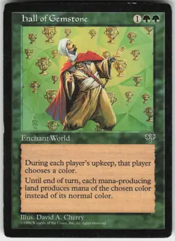 Hall of Gemstone Mirage Rare Magic: The Gathering LP - Image 1