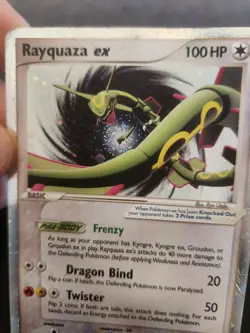 *Hand Swirl* Rayquaza ex 039 Promo Holo English 2006 100HP EX - Image 1