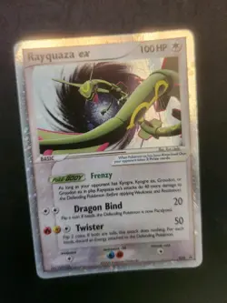 *Hand Swirl* Rayquaza ex 039 Promo Holo English 2006 100HP EX - Image 3