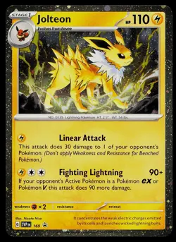 Pokemon Card Jolteon SVP 169 Black Star Promo Prismatic Evolutions Cosmos Holo - Image 1