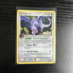 Pokemon TCG Aerodactyl Holo Rare EX Legend Maker 1/92 Stage 1 70 HP 2006 English - Image 1