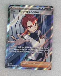 Team Rocket's Ariana 224/182 NM/M SV10 Destined Rivals DRI Full Art Pokemon TCG - Image 1