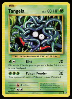 Tangela 8/108 Common Evolutions Pokemon Near Mint - Image 1