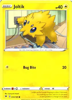 Joltik 055/185 Common Vivid Voltage Pokemon Near Mint - Image 1