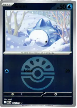 Snom (Friend Ball) 052/217 Common Ascended Heroes Pokemon Reverse Holo Near Mint - Image 1