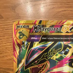 Pokemon M Rayquaza EX 98/98 XY Ancient Origins Jumbo Full Art Holo 220 HP - Image 4